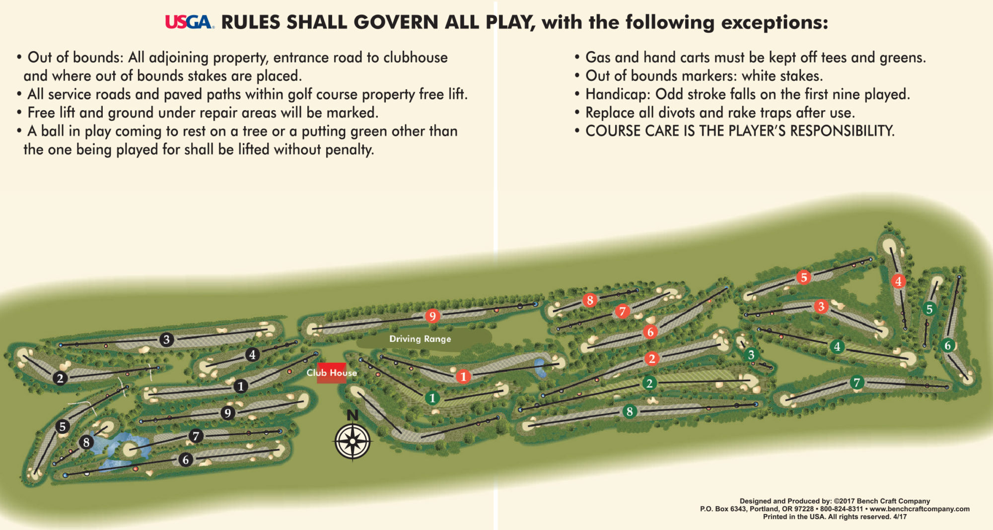 Scorecard Middle Island Country Club